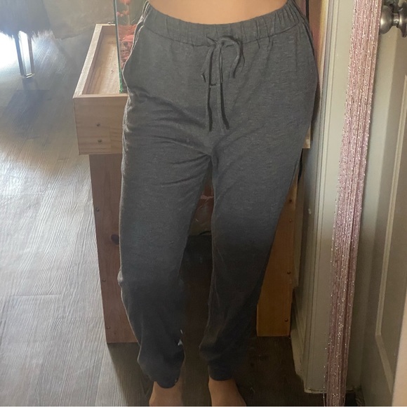 soft gray sweatpants size small - Picture 5 of 6